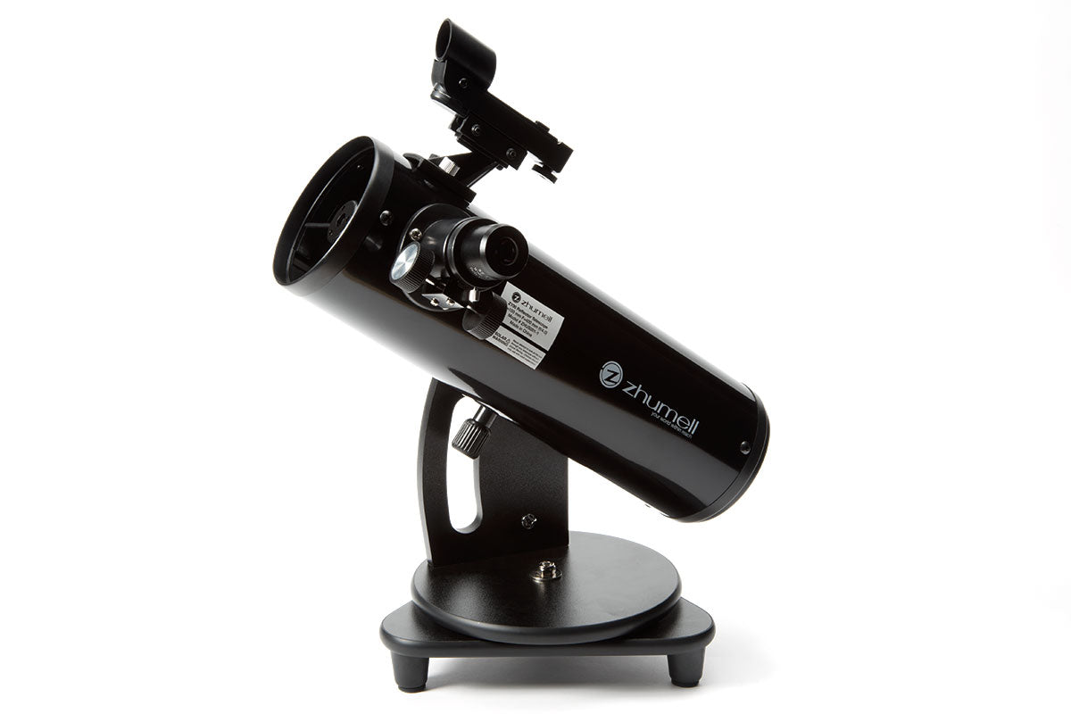 Zhumell Z100 Portable Altazimuth Reflector Telescope - 70mm Aperture for Stargazing, Moon Observation & Astronomy Beginners | Lightweight & Easy to Use for Camping, Backyard Viewing & Travel Adventures
