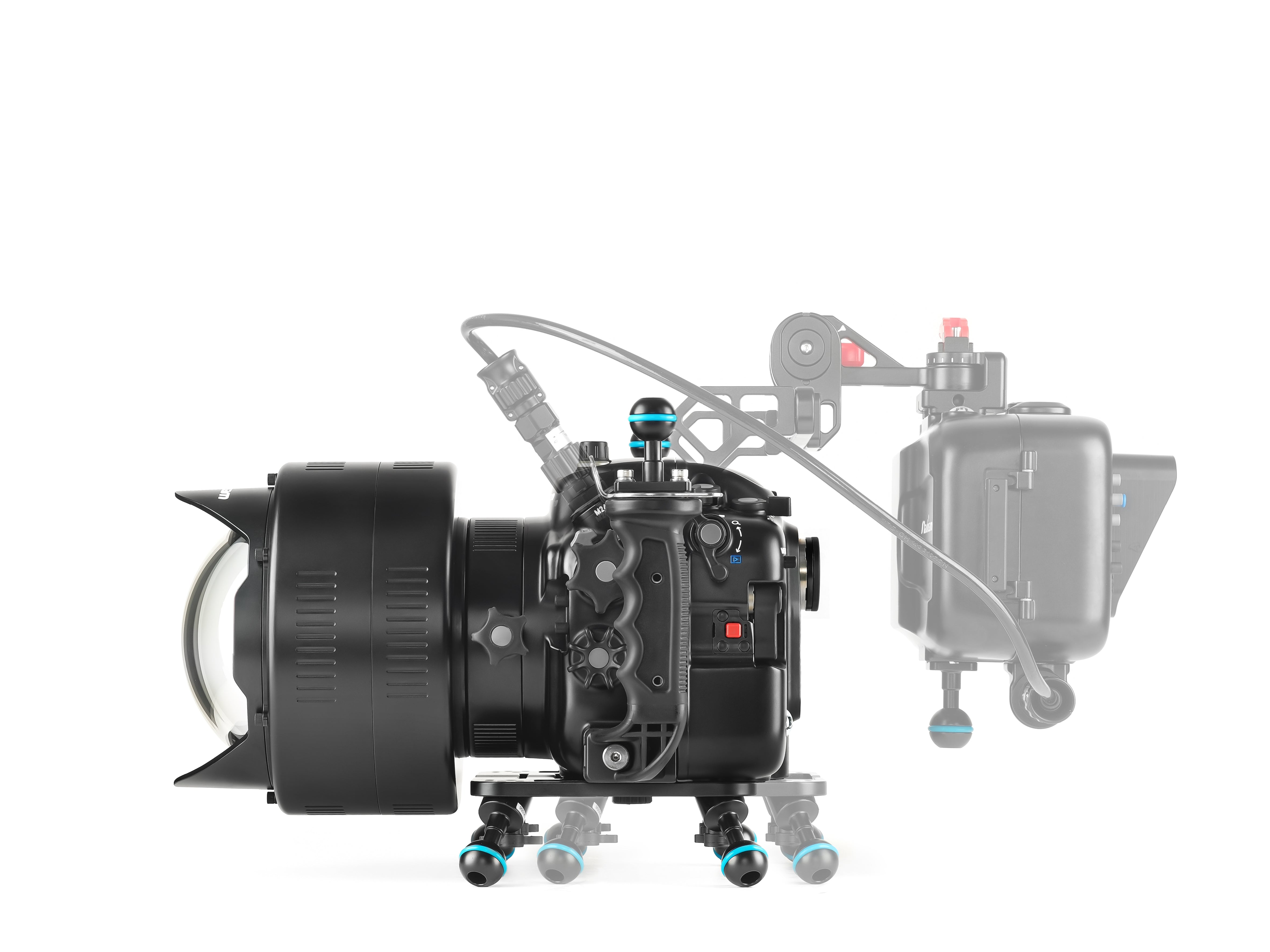 Nauticam Universal Quadra Pod Plate for Underwater Camera Housings - Perfect for Scuba Diving & Marine Photography