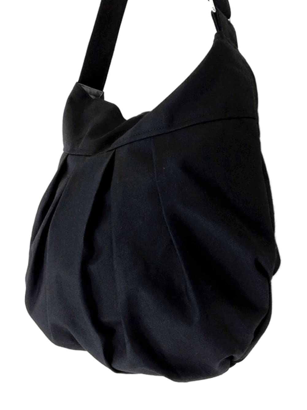 Handmade Boho Cotton Canvas Bag - Adjustable Straps for Shoulder or Crossbody - Perfect for Travel & Shopping