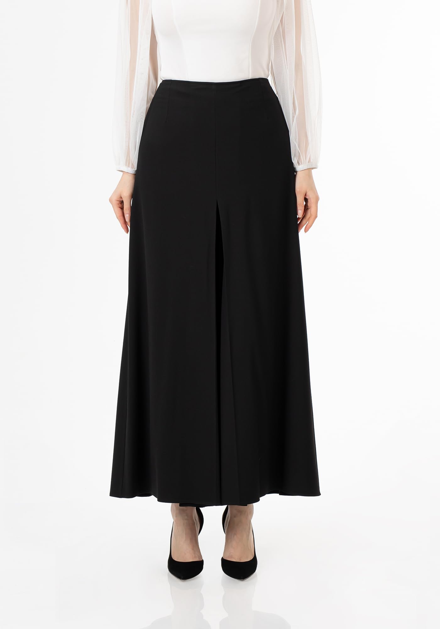 G-Line Women's Palazzo Pants - High Waist Wide Leg Formal Trousers | Casual & Dressy Elephant Pants for Office, Travel & Special Occasions