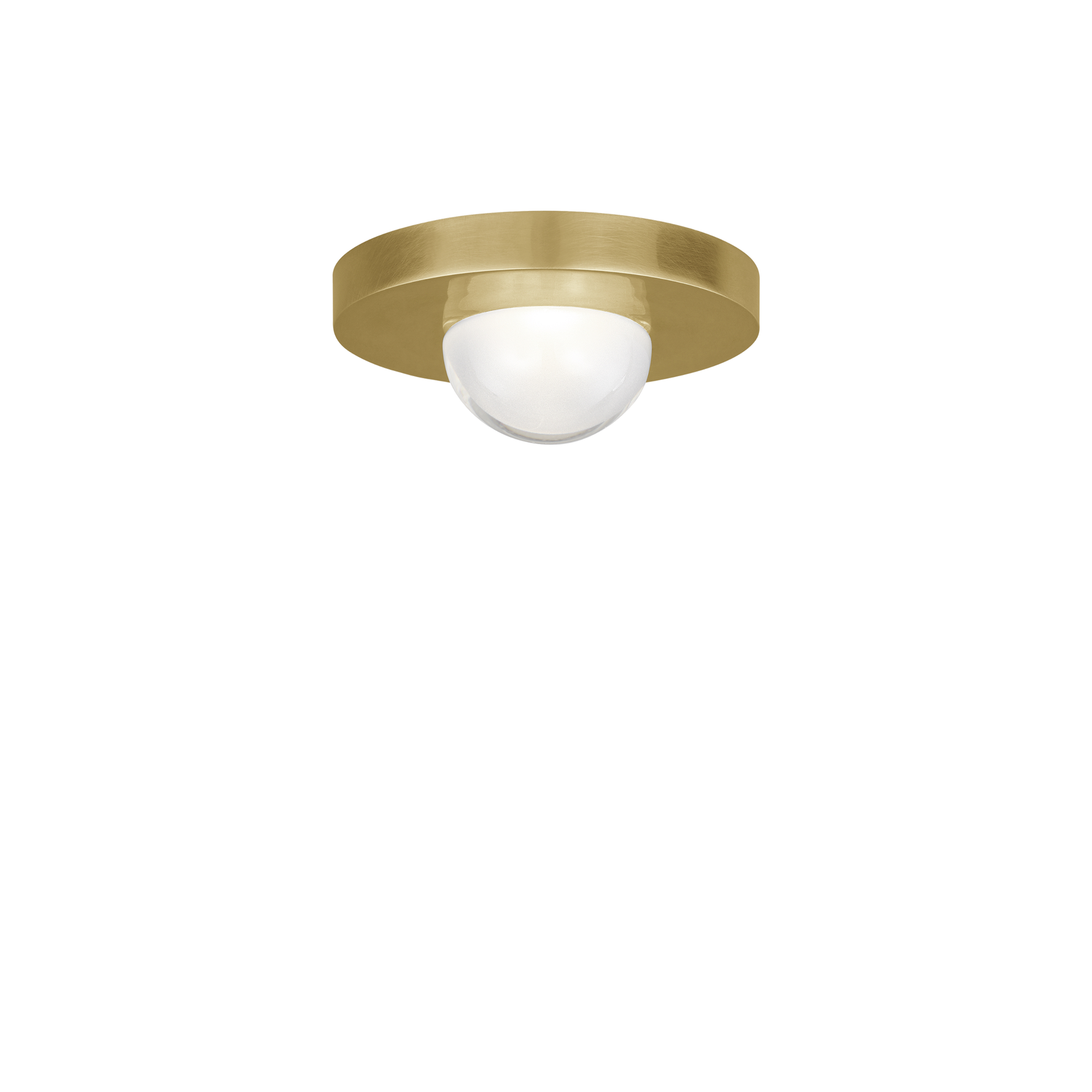 Ebell Mini Flush Mount Ceiling Light - Modern Round LED Fixture for Bedroom, Kitchen, Hallway & Closet Lighting - Dimmable Energy-Saving Indoor Light