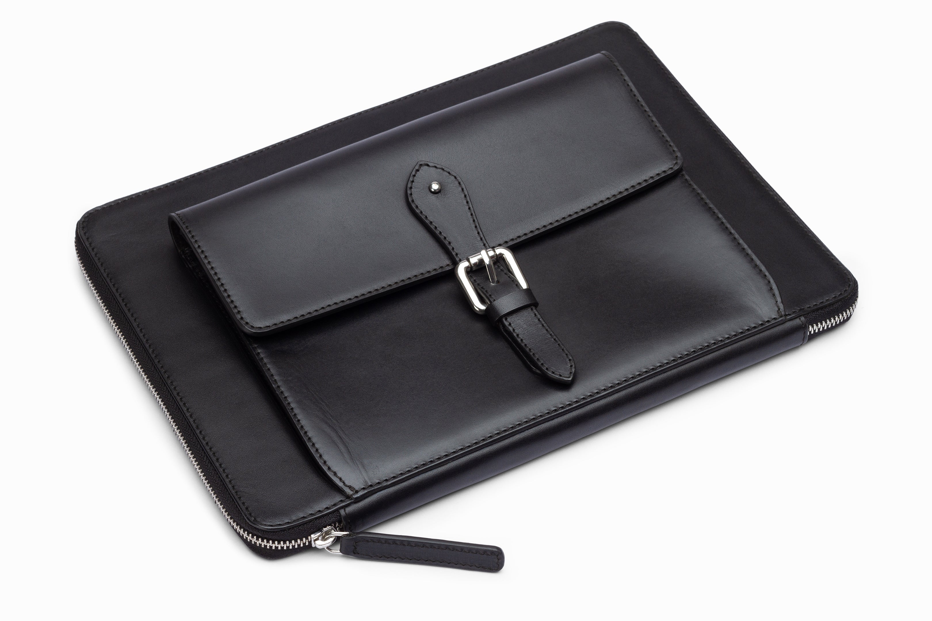 Premium Black Laptop Sleeve Case - Lightweight & Protective 13-15 Inch Notebook Cover for MacBook, Dell, HP - Perfect for Work, School & Travel