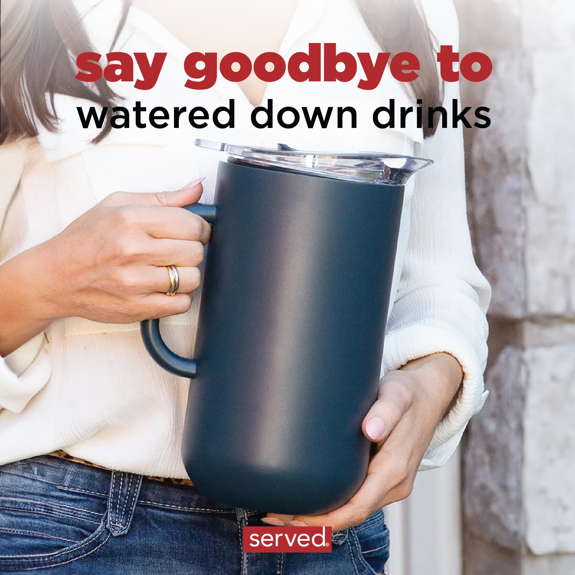 Premium 2L Vacuum-Insulated Stainless Steel Pitcher with Copper Lining - Keeps Drinks Cold for 24 Hours & Hot for 12 Hours - Perfect for Iced Tea, Lemonade, Coffee & Outdoor Parties
