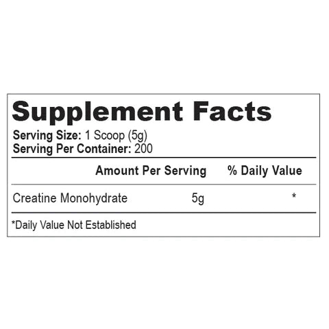 Hi-Tech Pharmaceuticals Creatine Monohydrate Powder - Pure Micronized Creatine Supplement for Muscle Growth & Strength - Perfect for Pre-Workout, Post-Workout & Athletic Performance