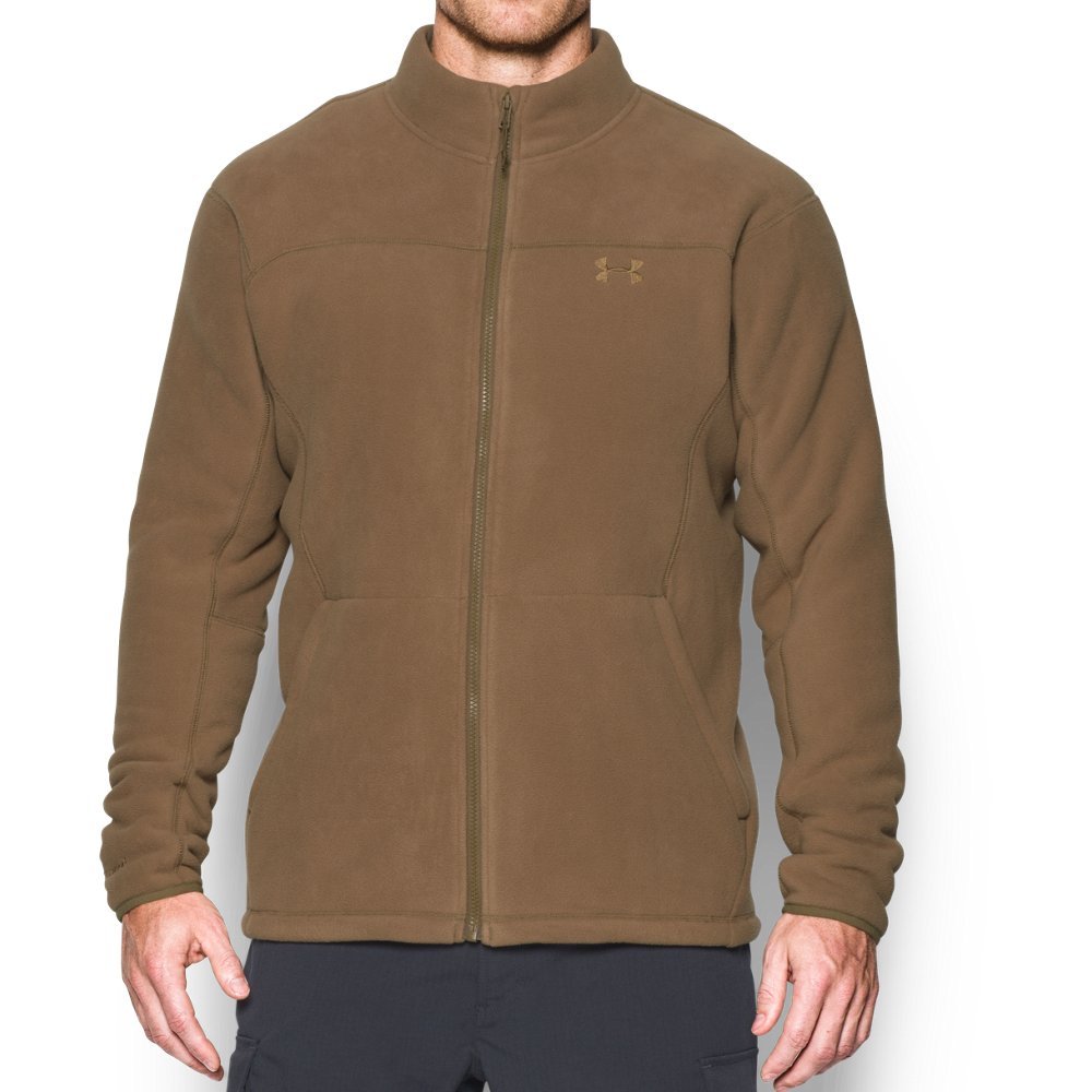 Under Armour Men's Tactical Super Fleece Jacket - Cold Weather Workout & Outdoor Adventure Jacket for Hiking, Camping & Military Training