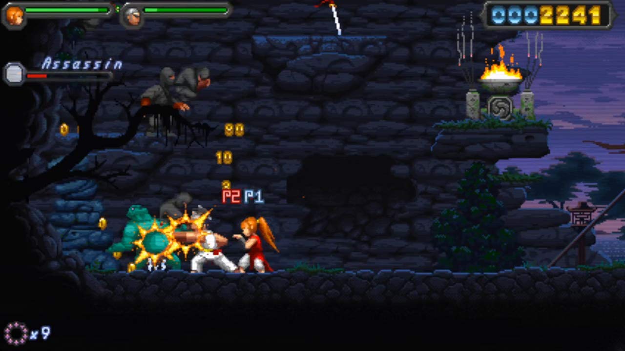 Okinawa Rush PS4 Game - Action-Packed Side-Scrolling Beat 'Em Up | Play at Home or Gaming Parties