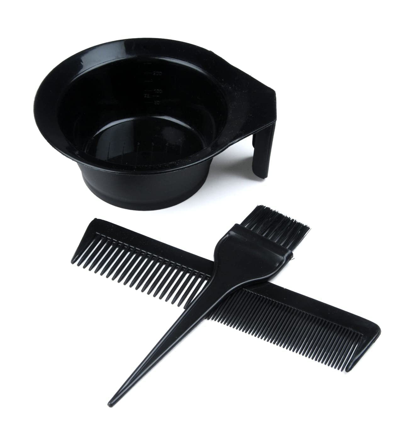 Professional Hair Dye Brush & Bowl Set - Salon Quality Hair Coloring Kit with Comb for Men & Women | Perfect for At-Home Hair Coloring & DIY Salon Treatments (1 Bowl, 1 Brush, 1 Comb)