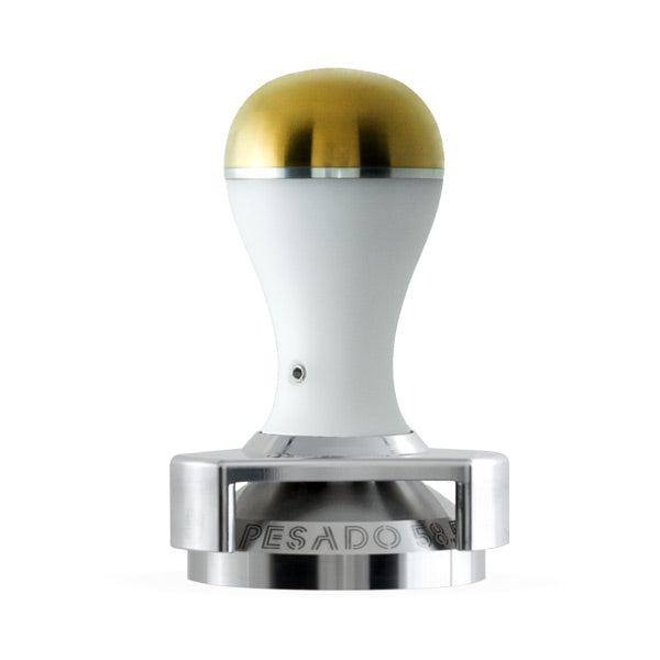 58.5mm Heavy Duty Metal Coffee Tamper - Professional Espresso Press for Baristas & Home Brewing - Perfect for Espresso Machines & Coffee Shops
