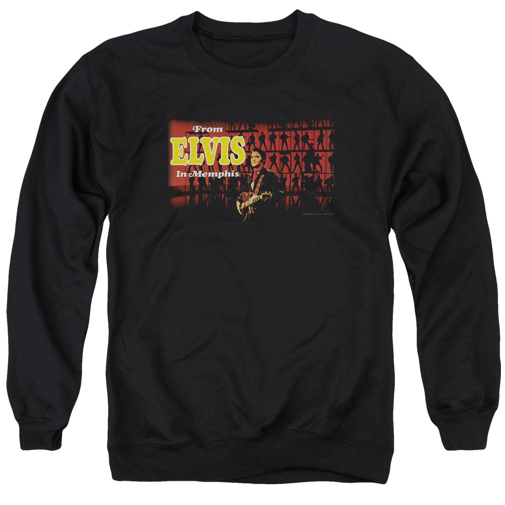 Elvis Presley From Elvis In Memphis Vintage Unisex Crewneck Sweatshirt for Men & Women | 70s Music Fan Gift, Casual Streetwear, Concert Merch