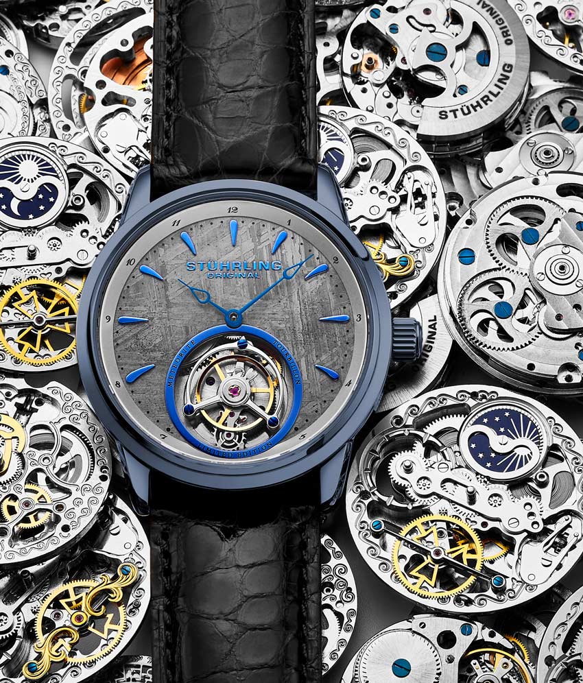Galactic Labyrinth 42mm Tourbillon Watch - Luxury Automatic Mechanical Timepiece for Men - Perfect for Formal Events, Business Meetings & Collector's Display