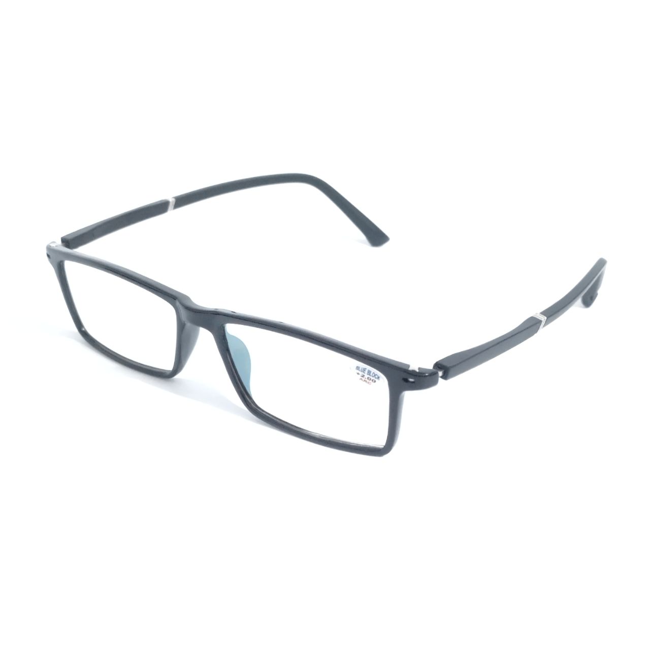 +2.00 Reading Glasses for Computer Use - Anti Glare Blue Light Blocking Readers for Men & Women - Reduce Eye Strain for Office Work, Gaming & Screen Time
