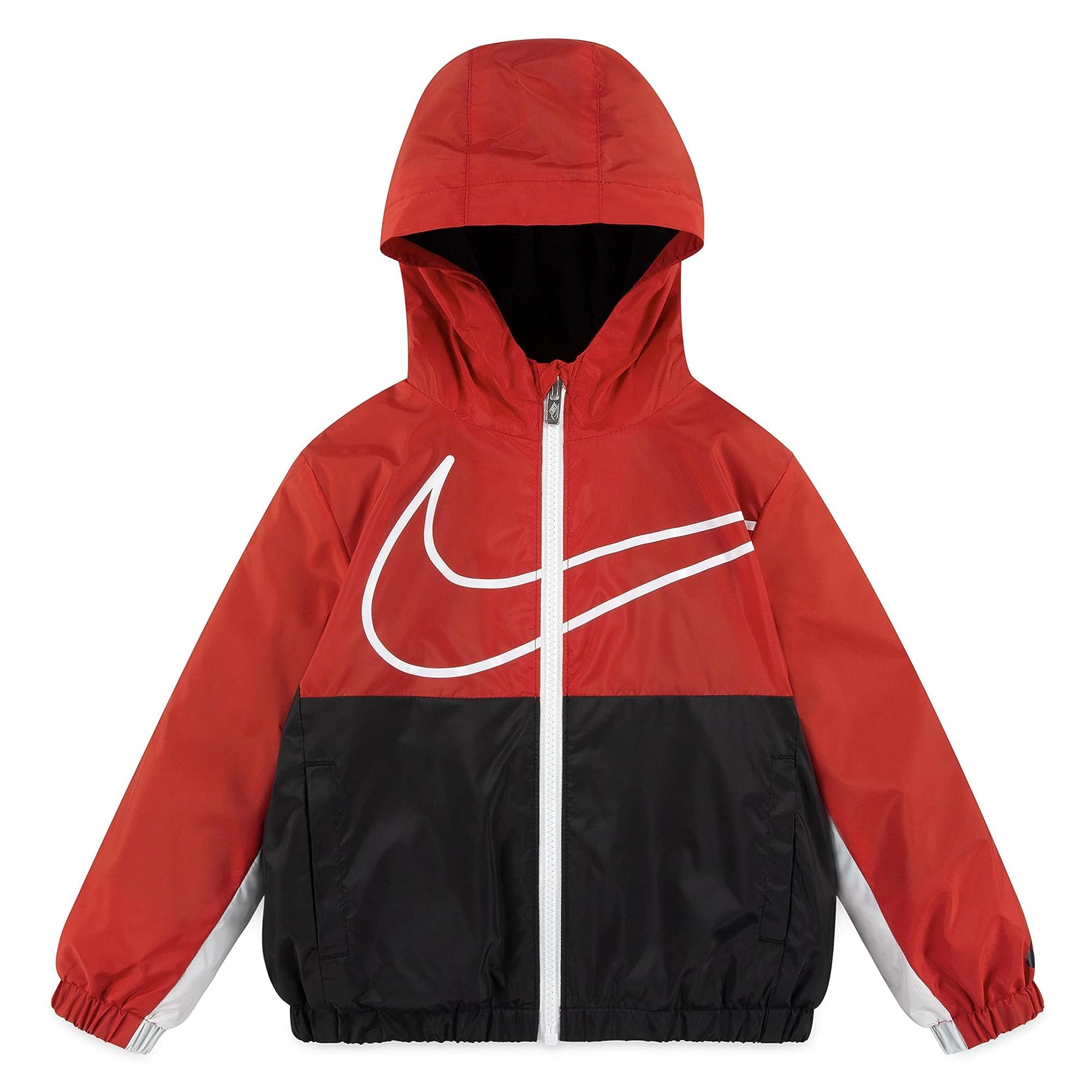 Nike Baby Boy's Fleece Lined Windbreaker Jacket - Waterproof Toddler Jacket for Boys 12-24 Months | Lightweight Outdoor Windbreaker for Playground, Park & Spring Adventures