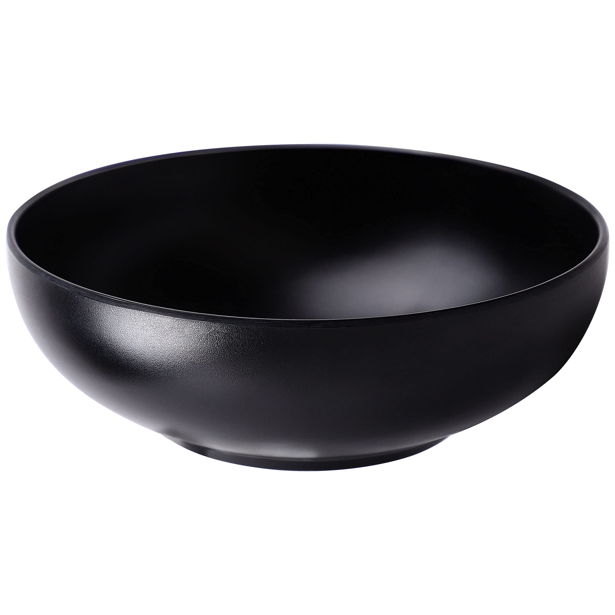 Premium Black Ceramic Rice and Soup Bowl Set - Durable Dinnerware for Home, Kitchen, Restaurant | Perfect for Asian Cuisine, Daily Meals & Food Presentation