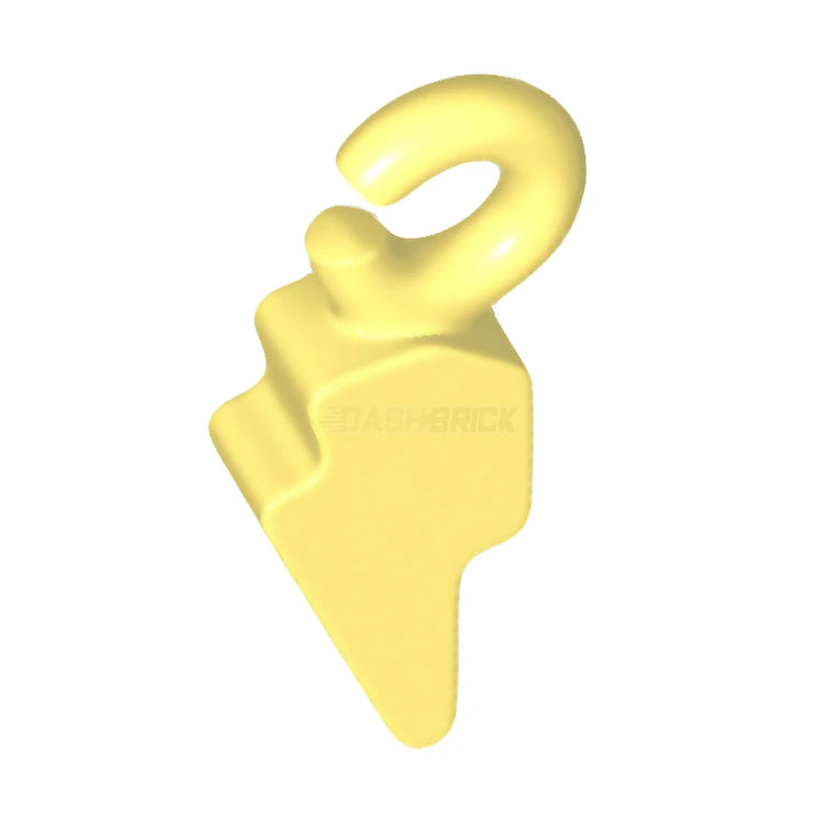 LEGO Charm Pendant Necklace - Lightning Bolt Design in Bright Light Yellow [77817] - Perfect for Cosplay, Jewelry Making, and Gift Giving