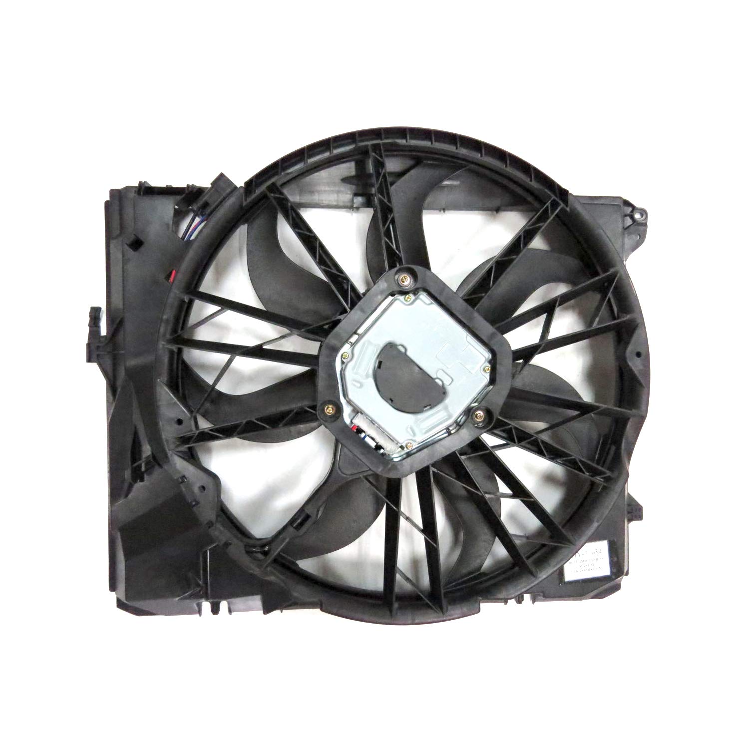 TYC 622980 Replacement Cooling Fan Assembly for BMW 3 Series 5 Series X3 X5 - High Performance Radiator Fan Motor - Perfect for Overheating Prevention & Engine Cooling