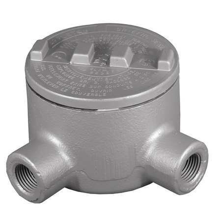 Iron Conduit Outlet Body - Heavy Duty Electrical Conduit Fitting for Outdoor & Industrial Wiring - Perfect for Commercial Buildings, Factories, and Harsh Environments