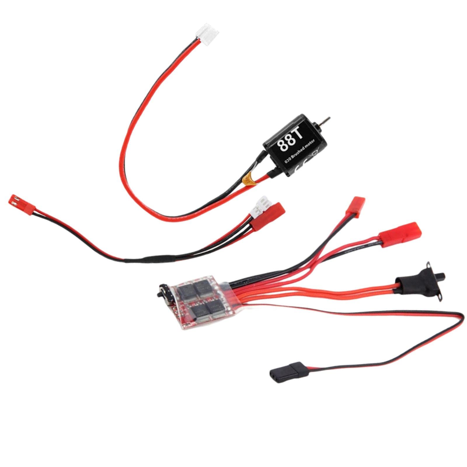 High Torque Brushed RC Motor for RC Cars - Upgraded Replacement Part for Enhanced Performance - Ideal for Racing, Off-Roading & DIY RC Car Projects