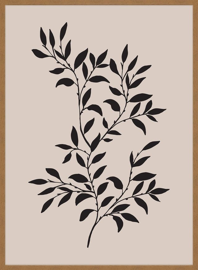 Branch Silhouette Print Wall Art - Nature Inspired Home Decor for Living Room, Bedroom & Office - Perfect for Boho, Farmhouse & Modern Interior Design