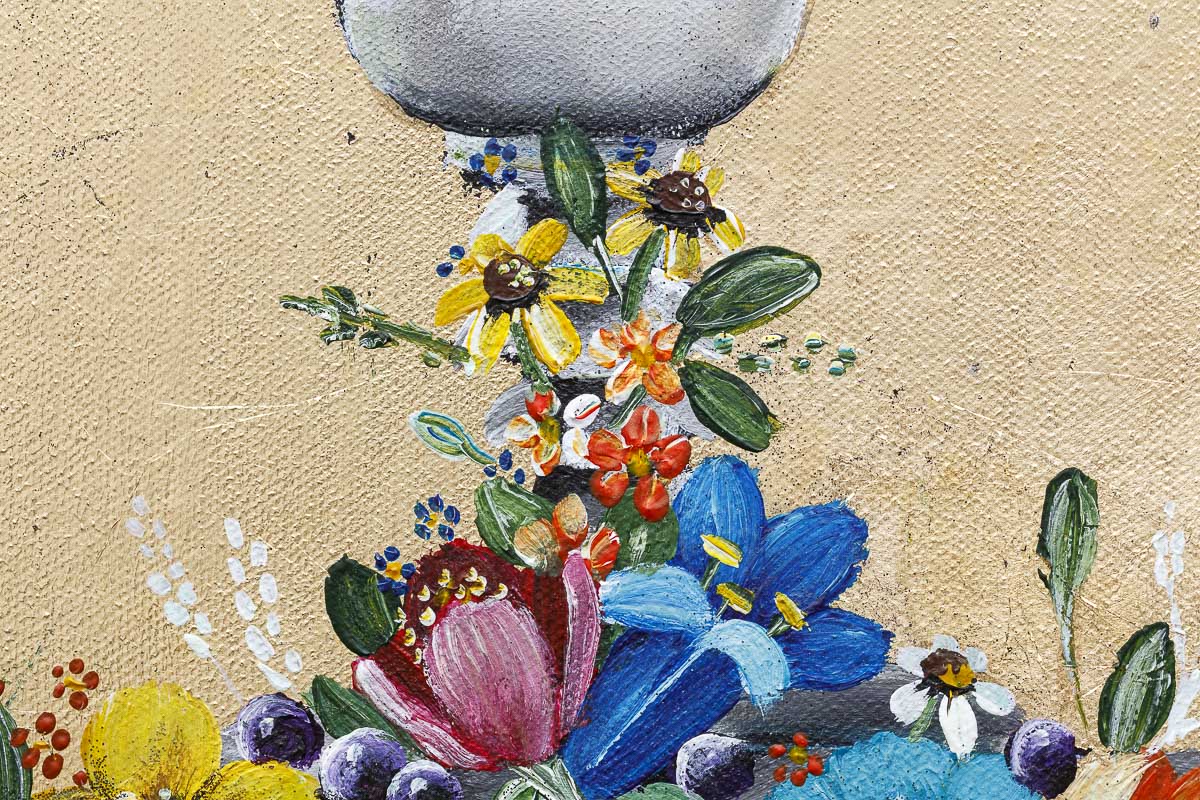 Original Floral Art Print - A Blossoming Life Wall Decor for Living Room, Bedroom & Office | Perfect Home Gift Idea