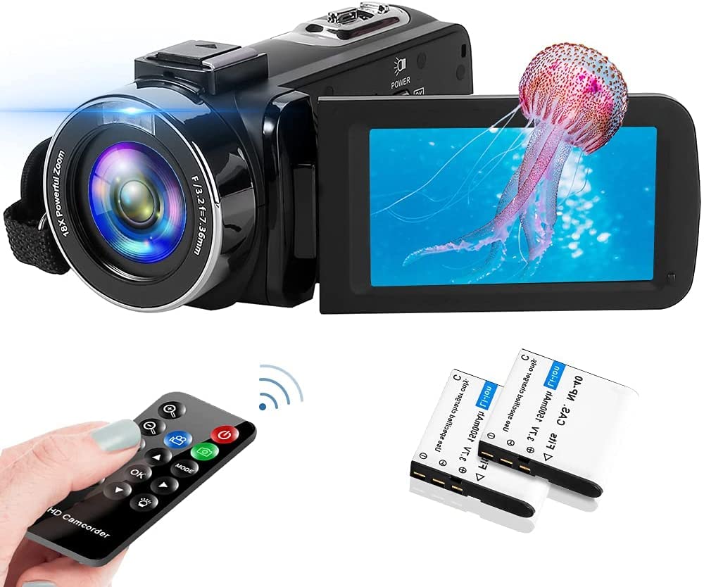 2.7K 30FPS 42MP 18X Digital Camcorder with 3.0