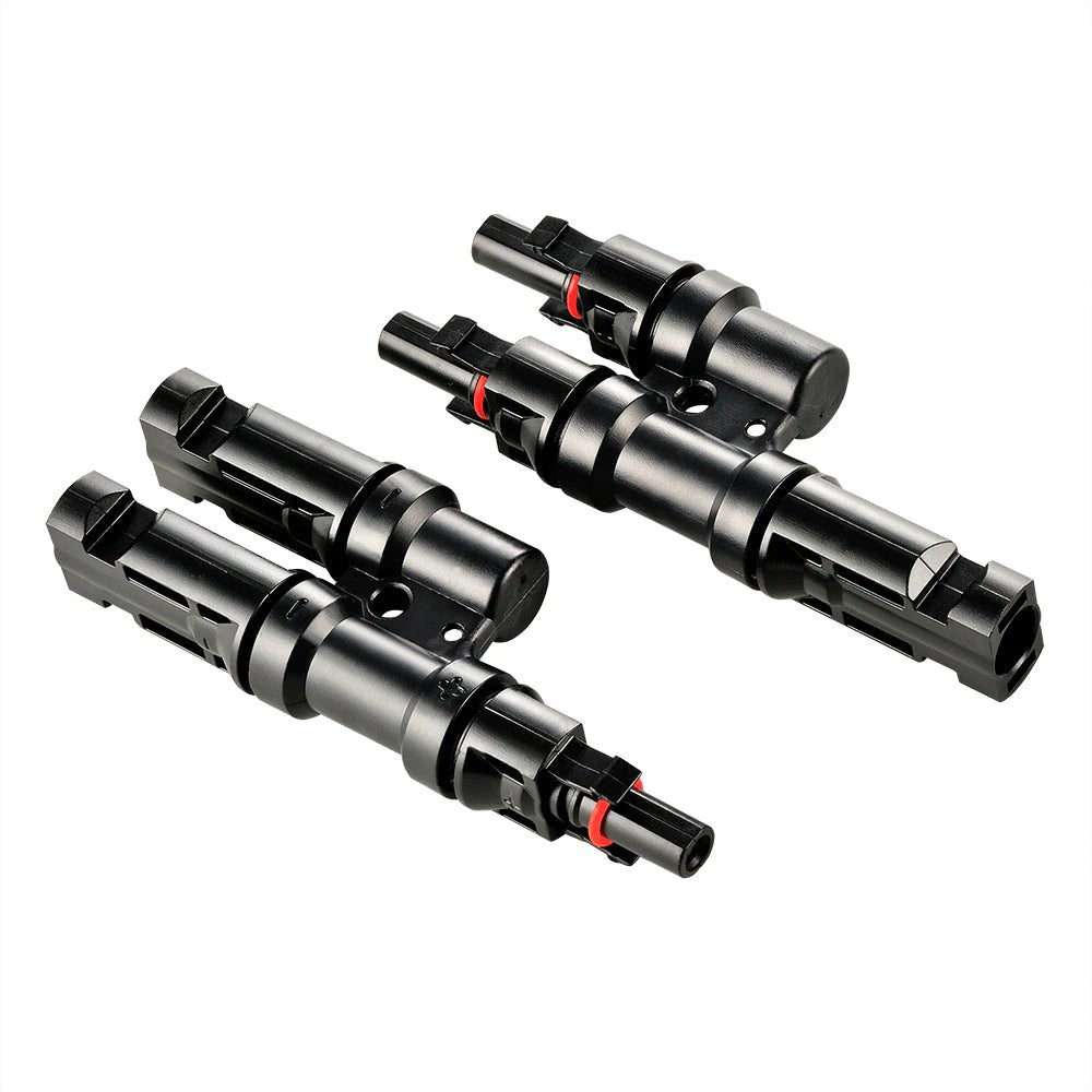 Rich Solar Y Branch Parallel Connectors 2 to 1 - High-Quality Solar Panel Connectors for RV, Boat & Off-Grid Power Systems