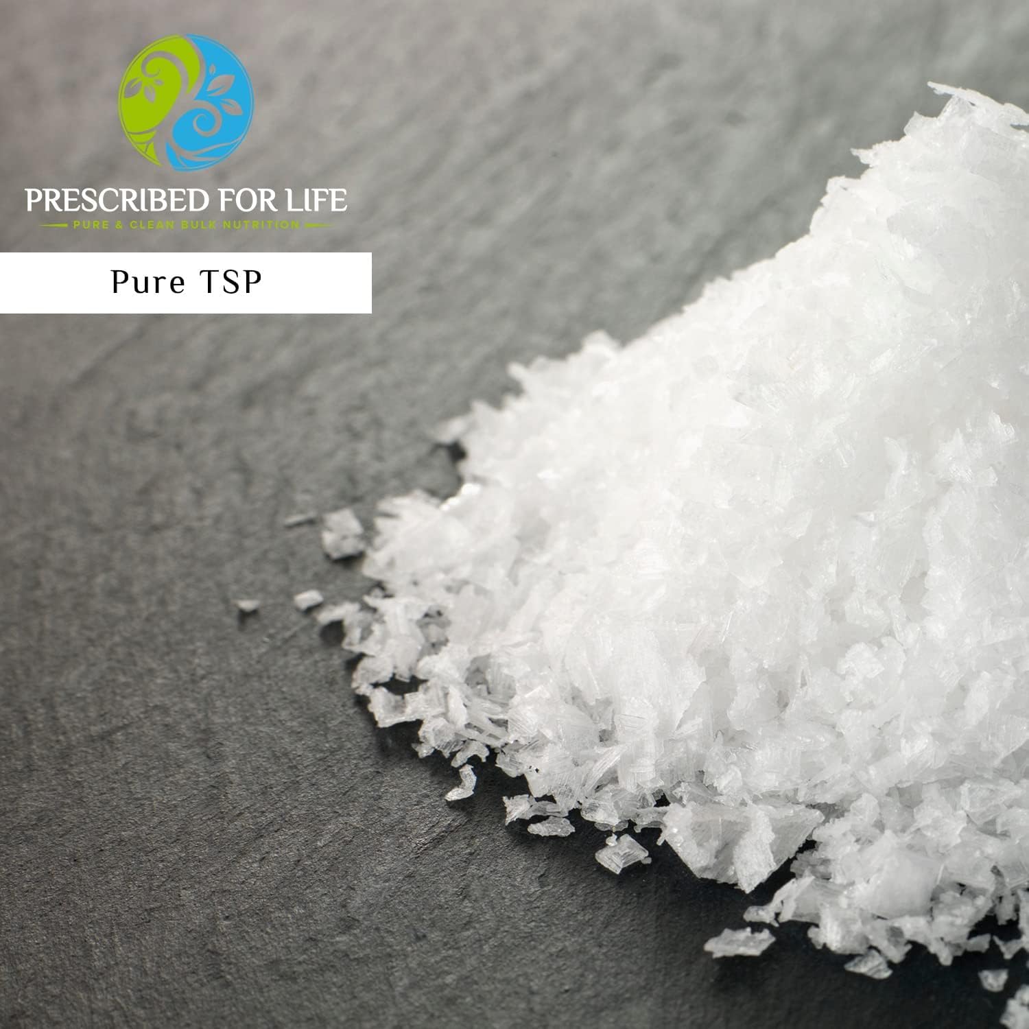 Pure Trisodium Phosphate (TSP) Food Grade Additive - No Fillers, Granulated 2kg (4.4lb) | Heavy-Duty Cleaner & Degreaser for Kitchen, Industrial & Household Use