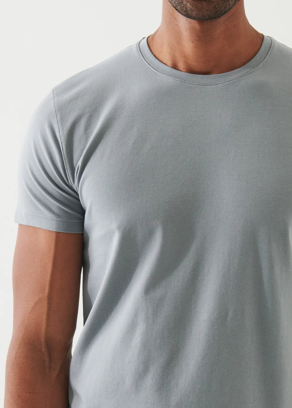 Premium Short Sleeve Pima Cotton Stretch Crew Neck T-Shirt for Men - Soft Breathable Tee for Casual Wear, Gym & Everyday Comfort