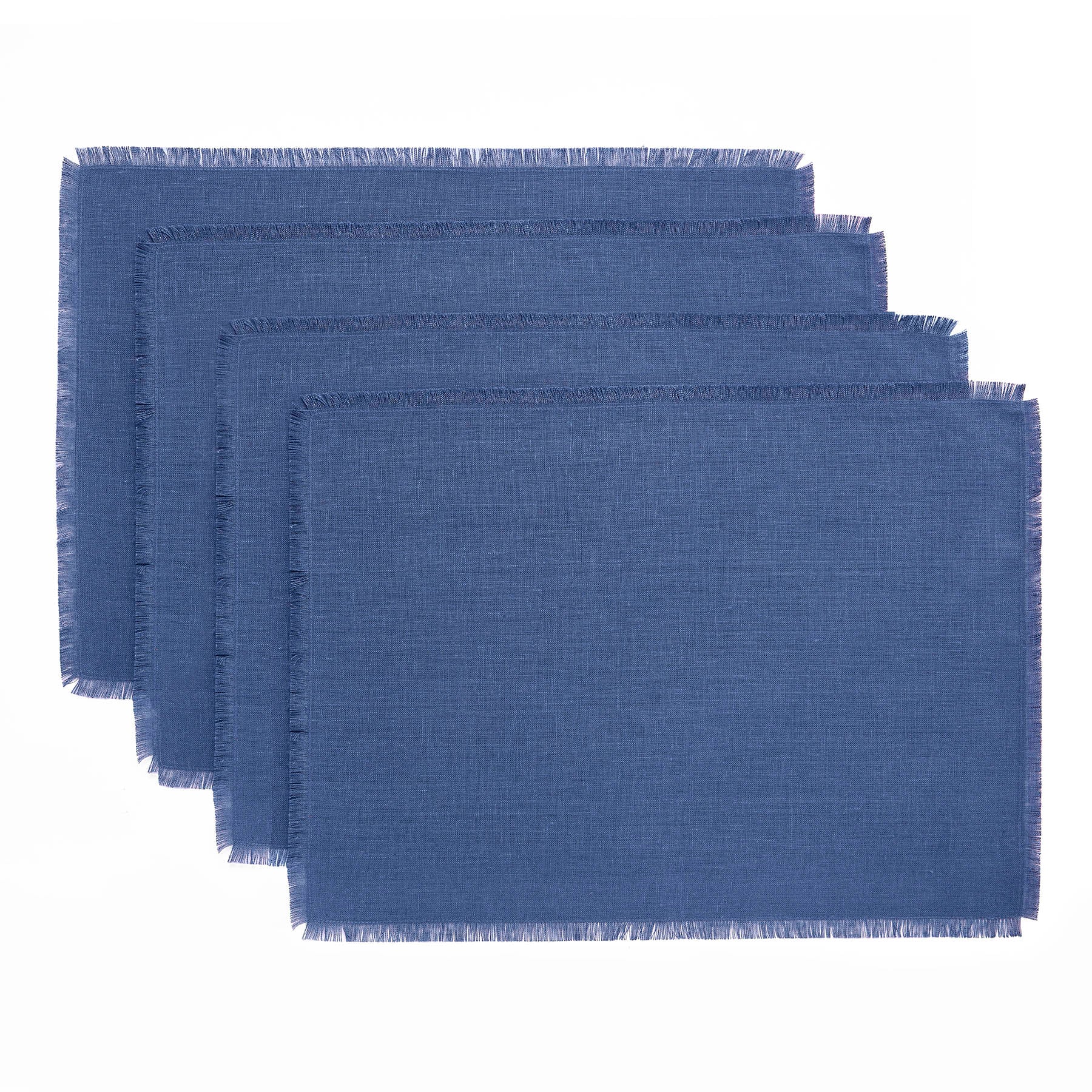 Stylish Fringe Placemats Set of 4 - Boho Chic Table Decor for Dining Room, Kitchen, or Outdoor Entertaining
