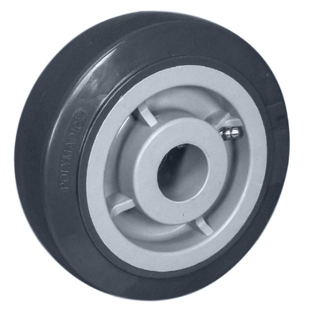 6 x 2 Polymadic Heavy Duty Wheels - 900 lbs Capacity per Wheel - Ideal for Carts, Trailers, and Industrial Equipment