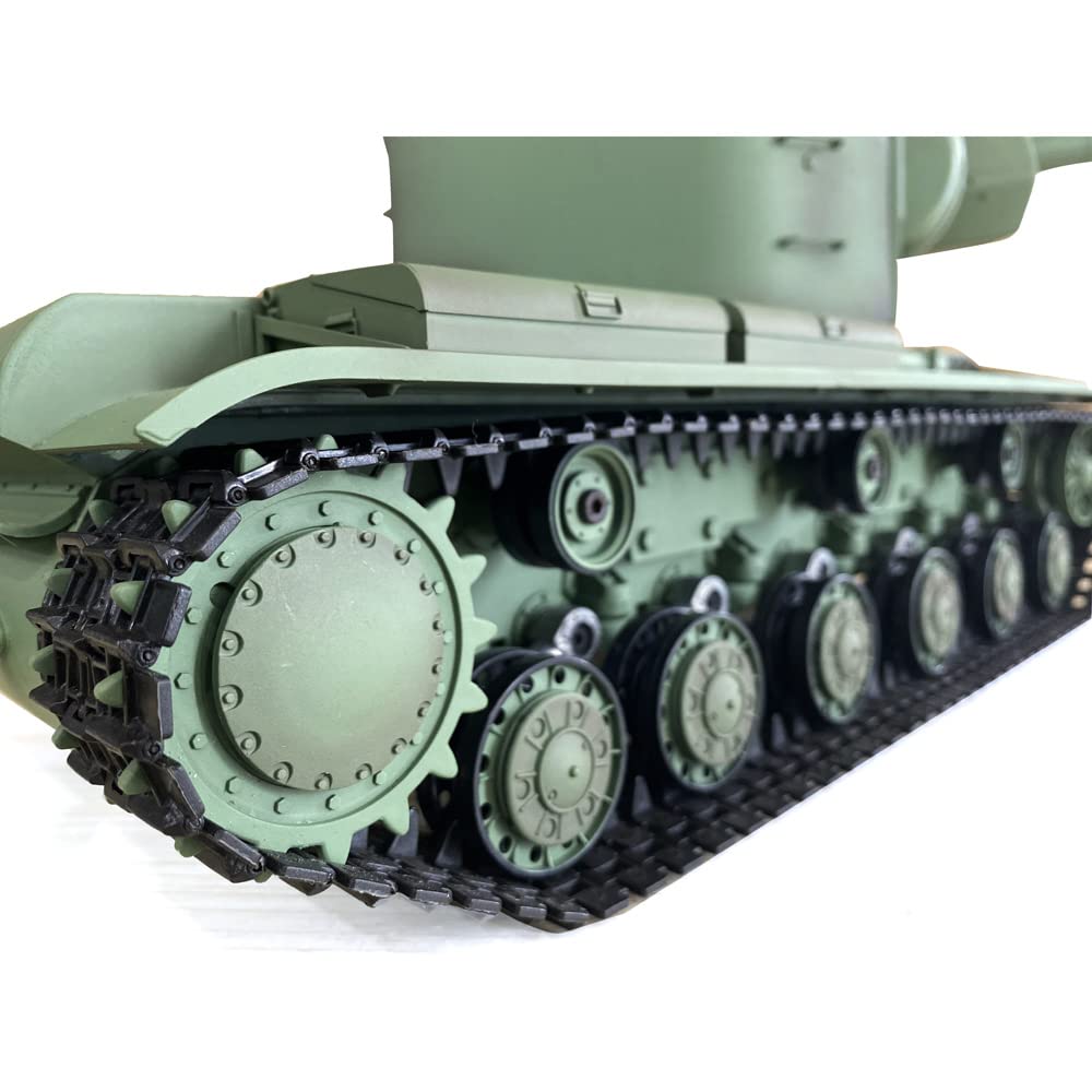 TOUCAN RC HOBBY 1/16 Scale Henglong TK7.0 Soviet KV-2 RC Tank with Barrel Recoil, BB Airsoft, Smoke & Sound Effects - Giant 3949 Model Military Toy for Adults & Kids | Battle Simulation, Collectible Display, Outdoor Play