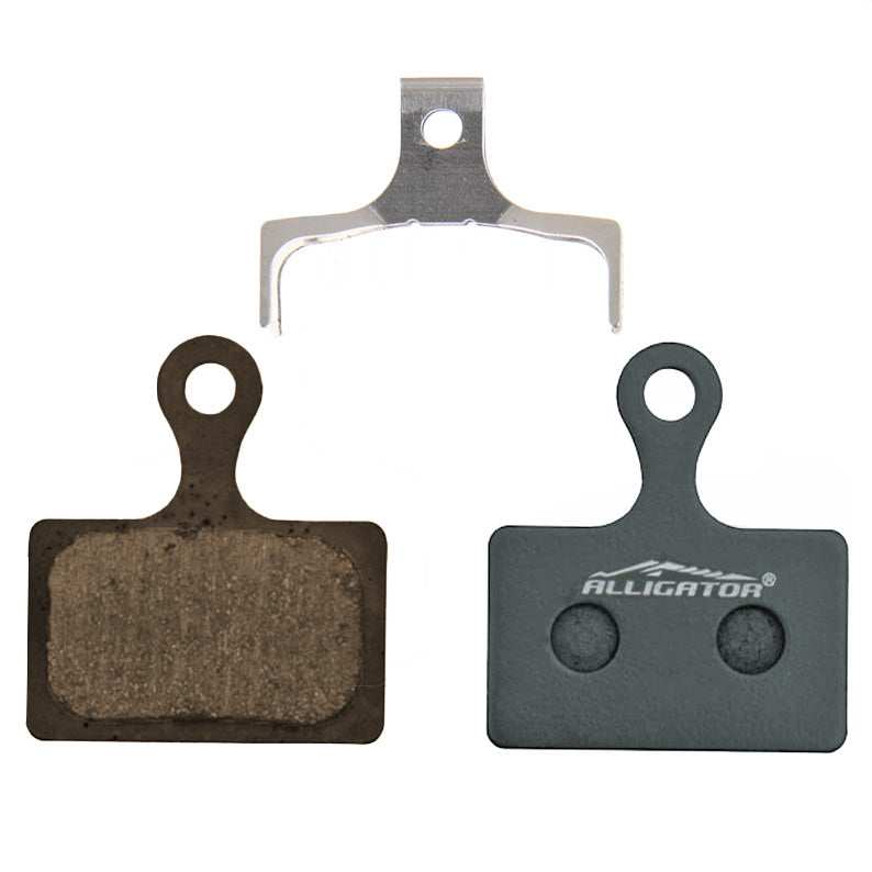 Shimano Alligator K-Type 2-Piston Semi-Metallic Brake Pads - Premium Bicycle Disc Brake Pads for Mountain Bikes & Road Bikes - Perfect for Trail Riding, Commuting, and Performance Cycling