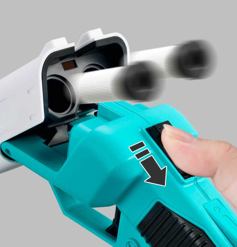 Lehui S686 Double Barrel Shotgun Foam Dart Blaster Toy with Shell Ejecting Action - Perfect for Outdoor Nerf Battles, Backyard Wars & Cosplay