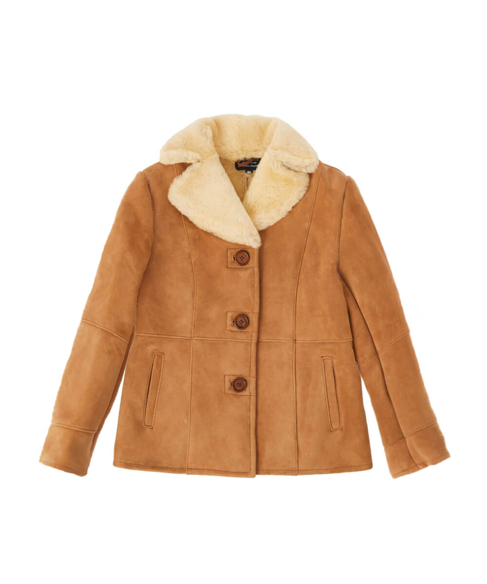Women's Soft Sheepskin Jacket - Cozy Winter Outerwear for Cold Weather | Perfect for Casual Outings, Travel & Outdoor Activities