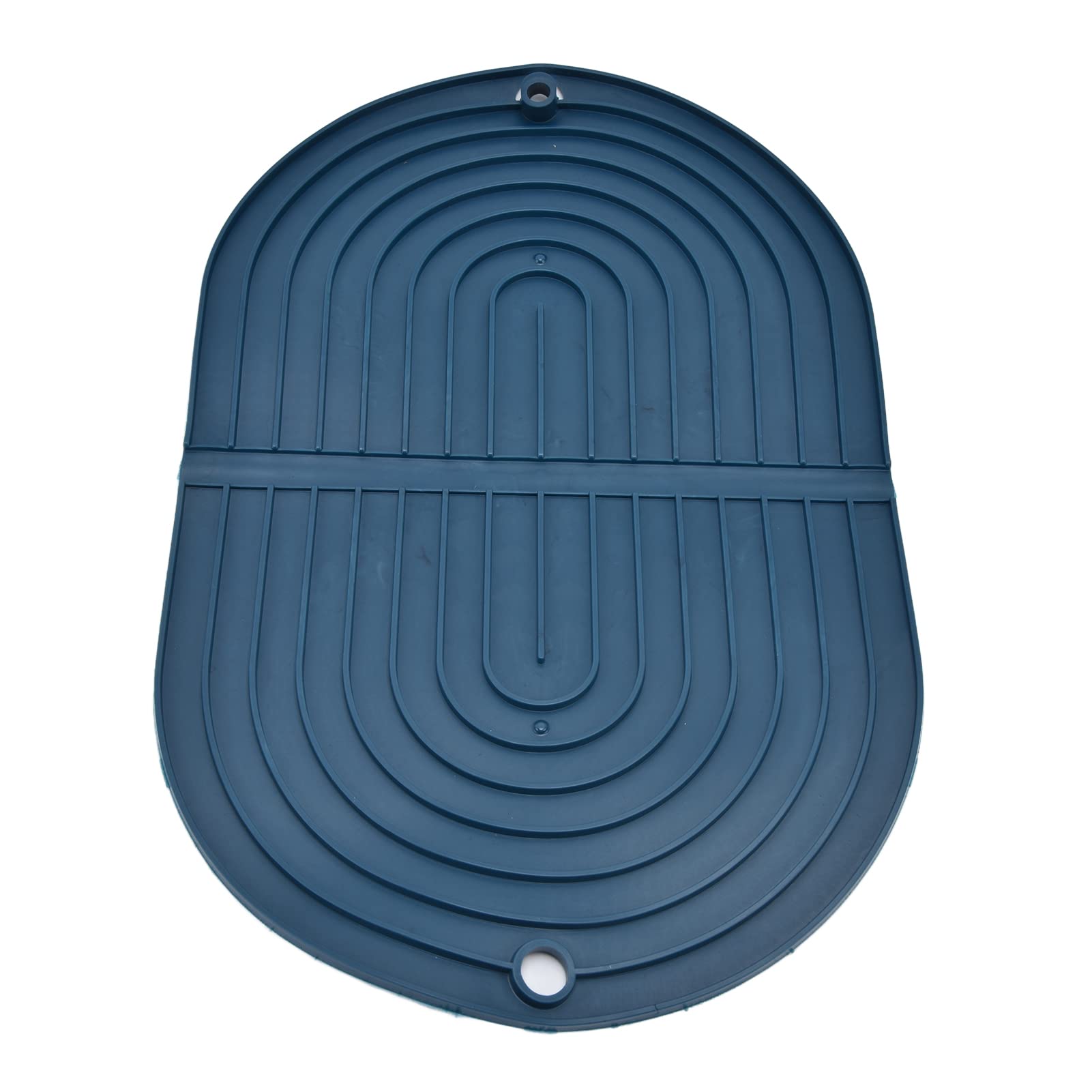 Premium Non-Slip Dish Drying Mat - Extra Thickened TPR Kitchen Counter Mat for Dishes, Pots & Pans - Absorbent & Quick-Dry (Navy Blue) - Perfect for Kitchen Countertops, Sink Areas & Dining Room Use