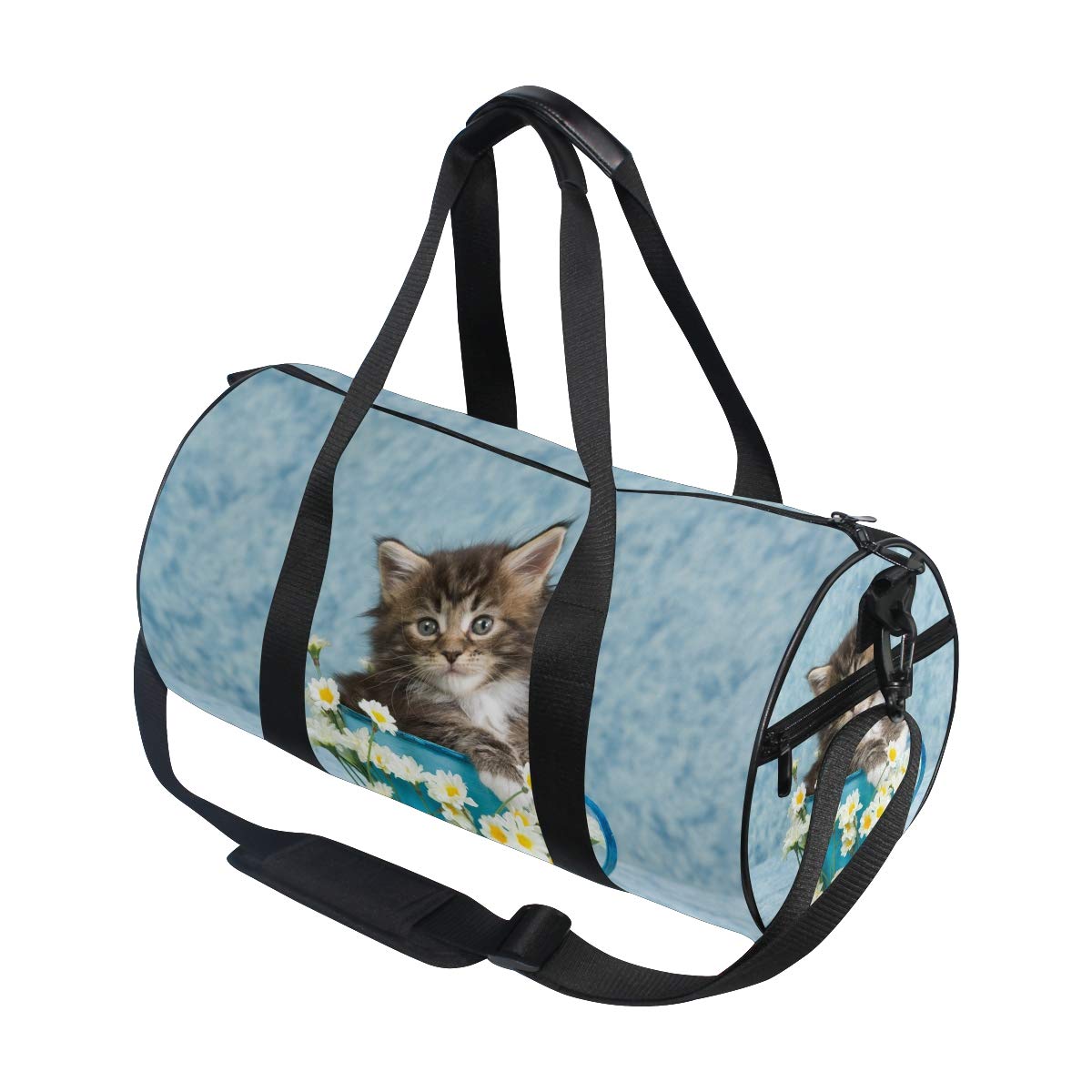 Premium Gym & Sports Duffel Bag for Men & Women - Durable Travel Bag for Workouts, Yoga, & Outdoor Adventures - Ideal for Maine Coon Kitten & Cat Lovers