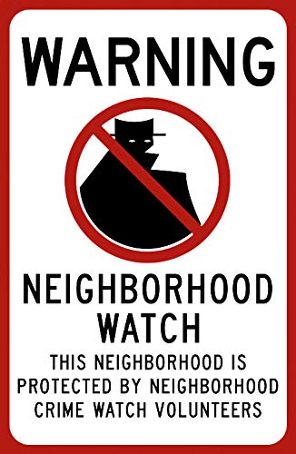 Safety & Warning Vinyl Stickers Bundle - 3 Pack Warehouse Signs, Neighborhood Watch Decals (3.5