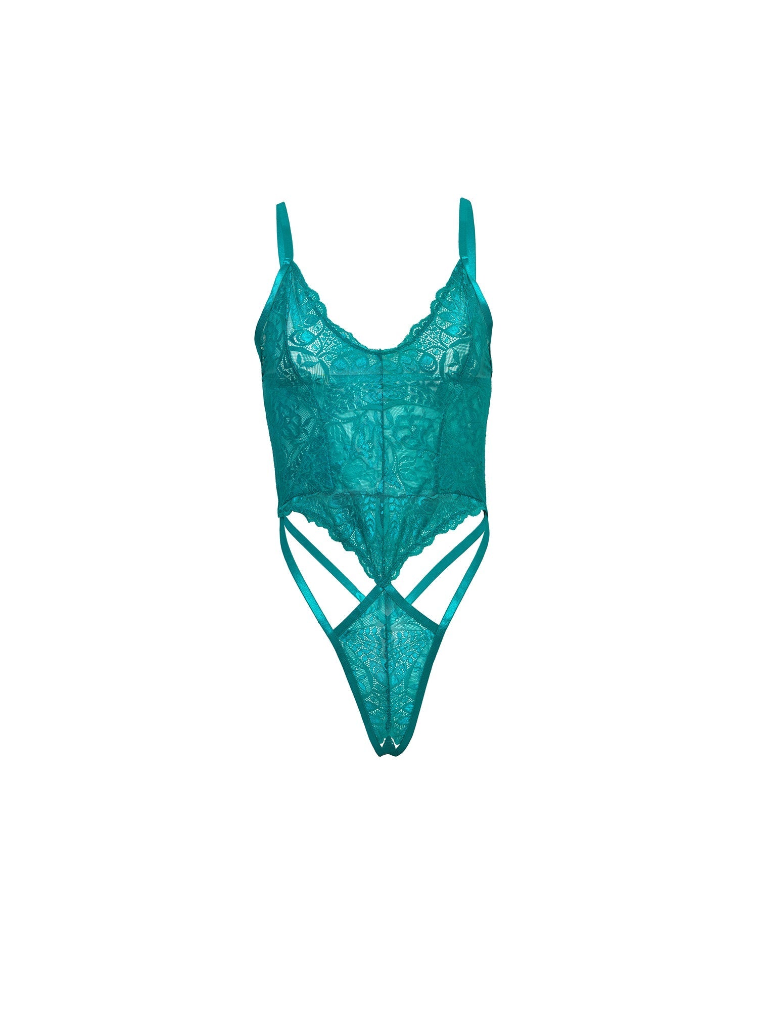 Sexy Aliyah Lace Teddy Lingerie for Women - Romantic Lace Bodysuit for Valentine's Day & Honeymoon Nights