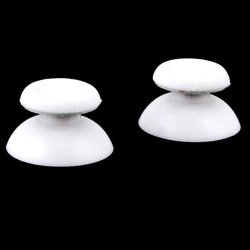eXtremeRate Solid White Analog Thumbsticks & Buttons Replacement for PS4 Controller - P4J0110Q | Enhance Gaming Experience & Repair Your Controller