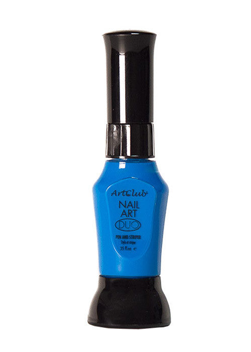 Color Club Nail Art Duos | Royal Blue & Silver Glitter Nail Polish Set - Perfect for Manicures, Pedicures & Nail Art Designs