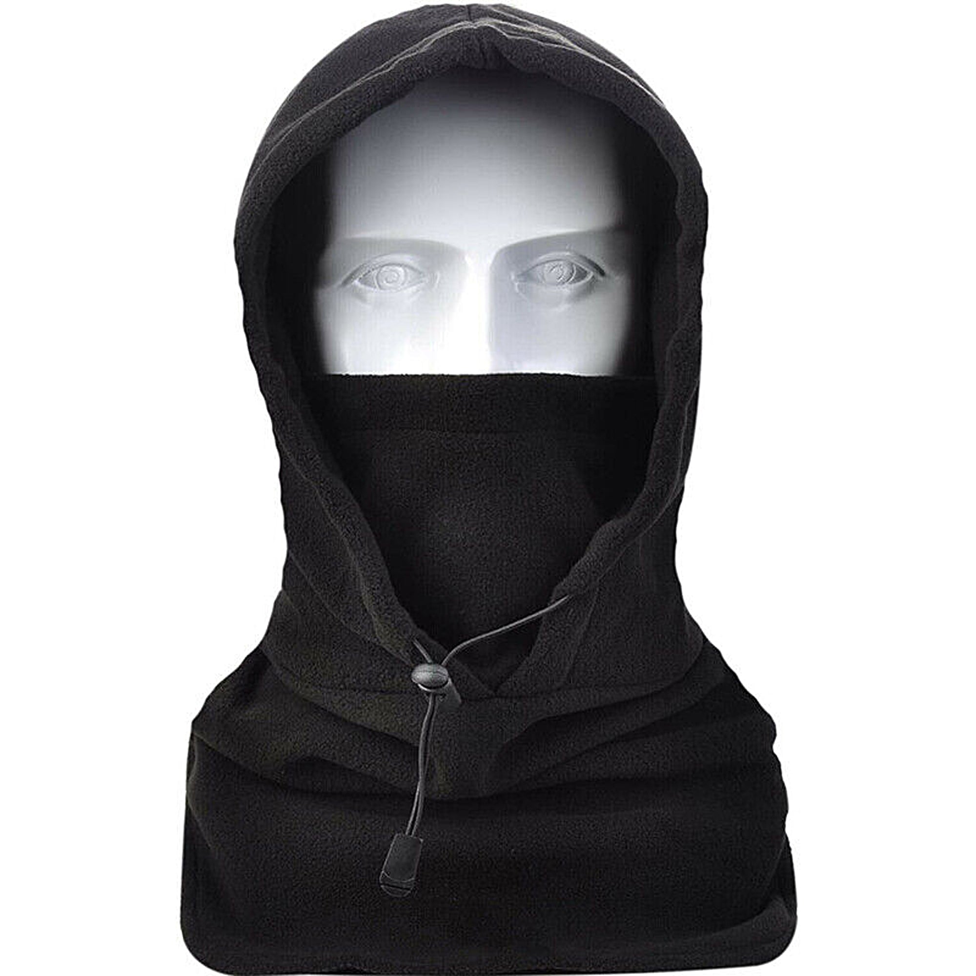 Winter Warm Hooded Fleece Balaclava - Cold Weather Face Mask for Skiing, Snowboarding & Outdoor Activities