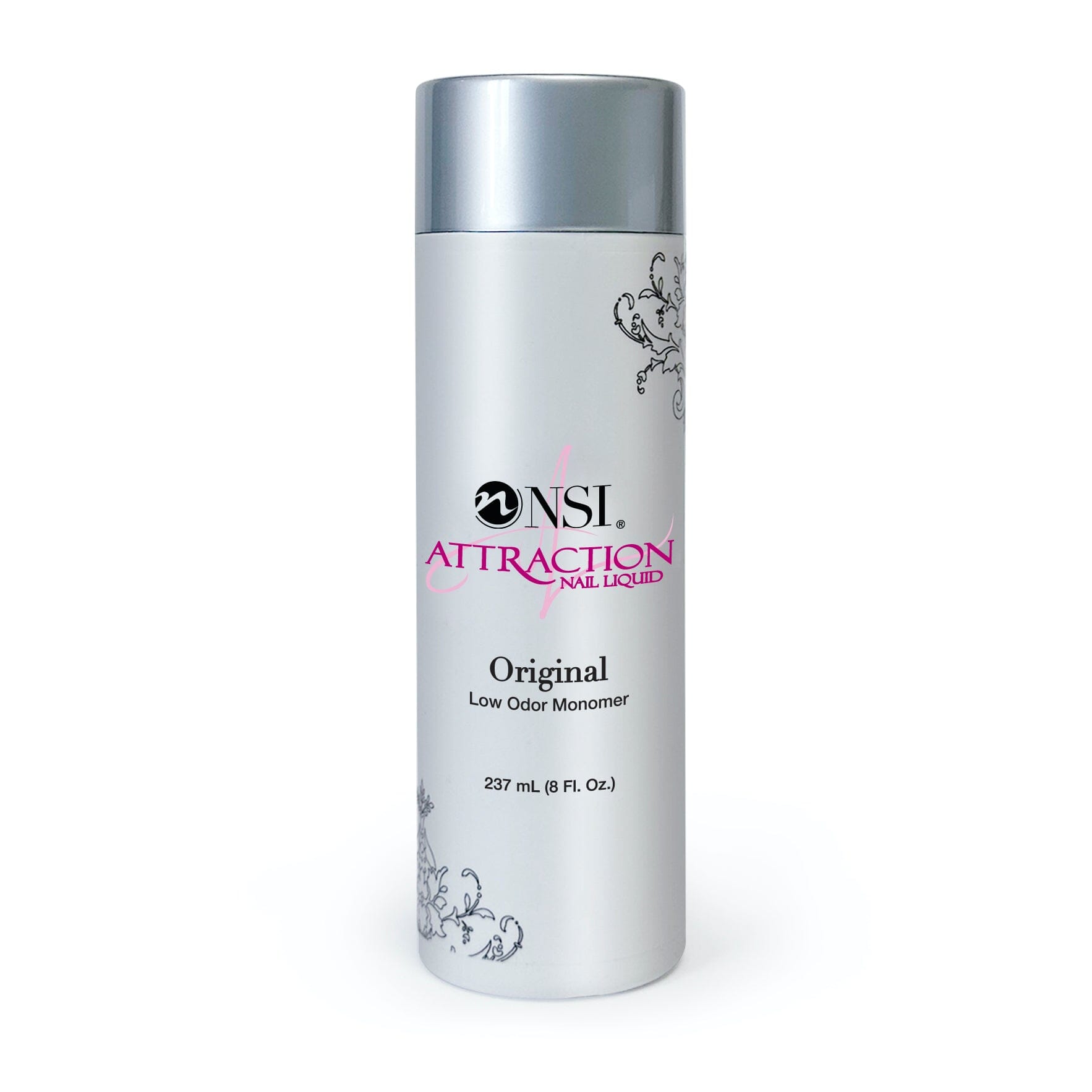 NSI ATTRACTION Professional Acrylic Nail Liquid for Strong & Durable Nail Extensions - Perfect for Salon, Home Manicures & Nail Art
