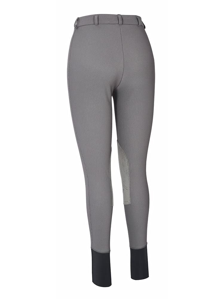 TuffRider Women's Straight Leg Riding Pants - Comfortable Equestrian Breeches for Horseback Riding & Training | Perfect for English Riding, Dressage & Stable Work