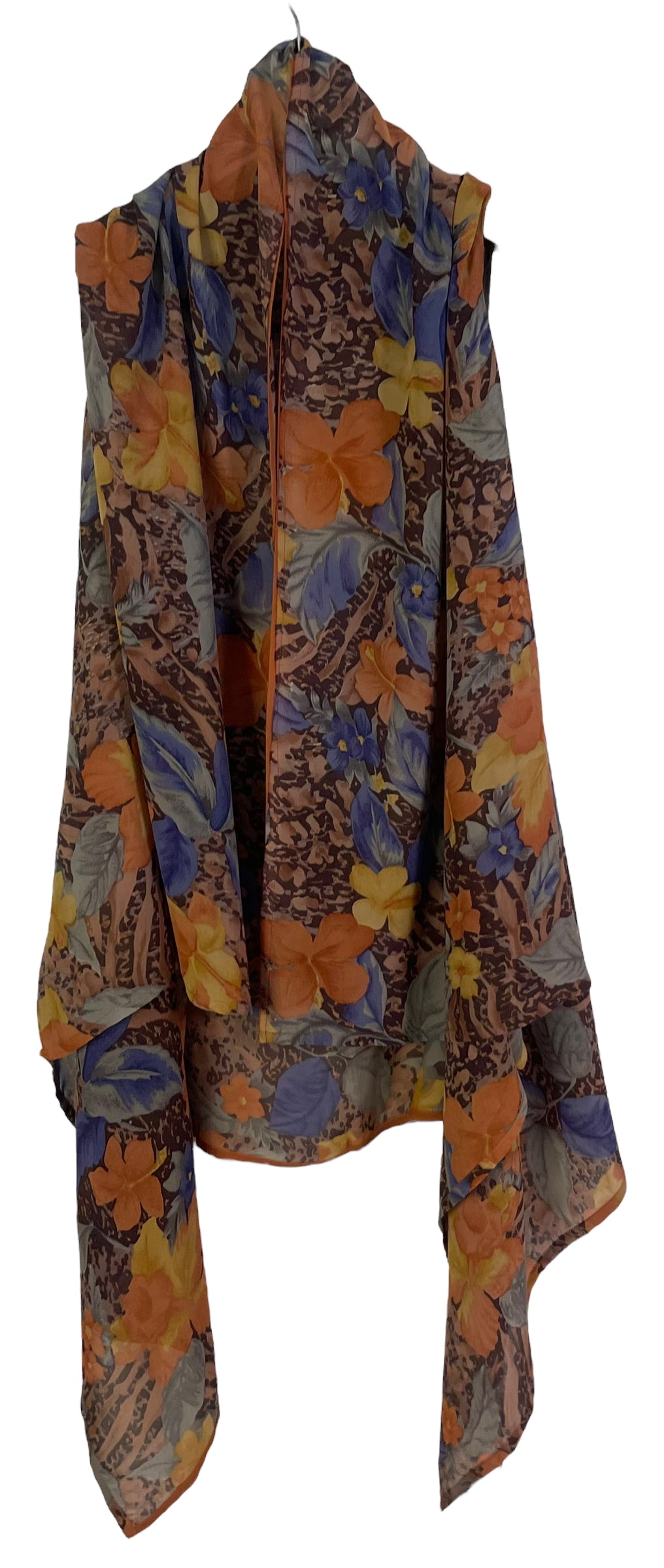 PRG6342 Women's Sheer Avatar Pure Silk Vest - Elegant & Versatile for Layering, Evening Wear & Special Occasions