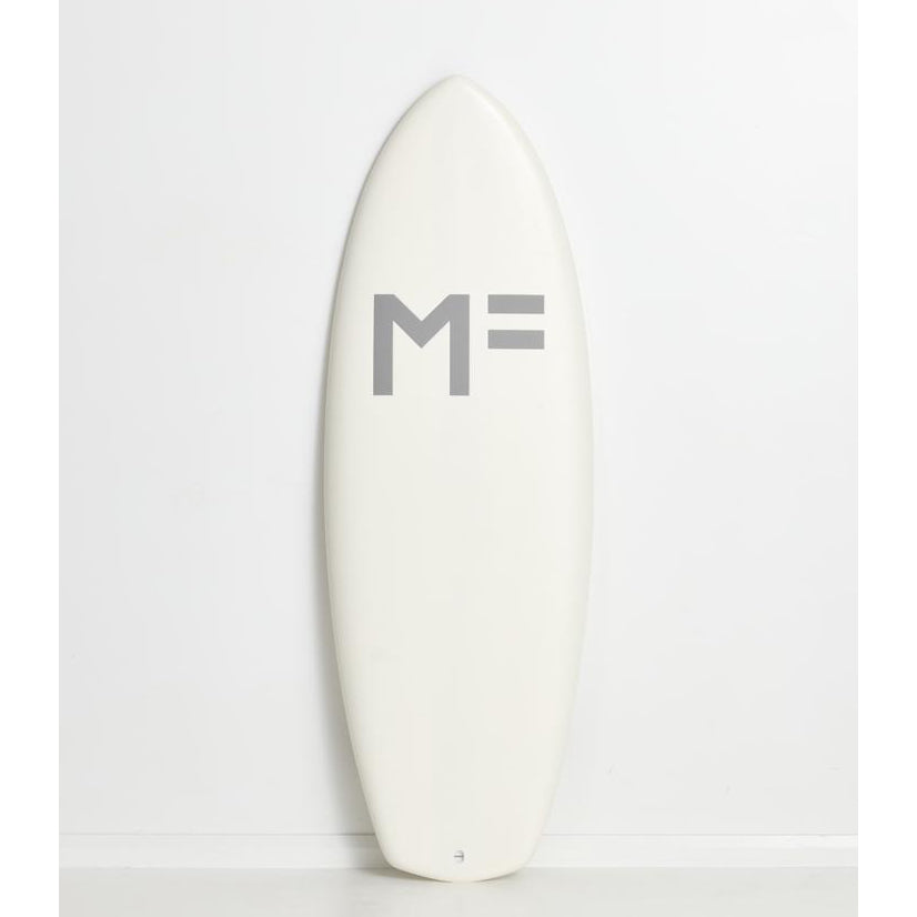 MF Mick Fanning Little Marley 5'8 Surfboard - White FCS2 Fin System - Perfect for Small Waves & Beach Breaks