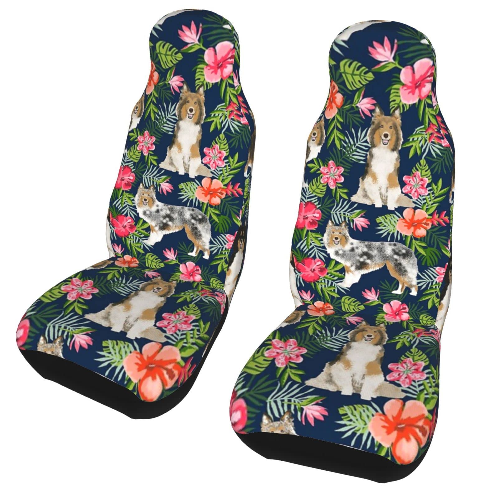 Universal 2-Piece Car Seat Covers for Most Cars, SUVs, Sedans & Trucks - Premium Front Seat Protectors for Comfort & Style - Perfect for Daily Commute, Road Trips & Family Travel