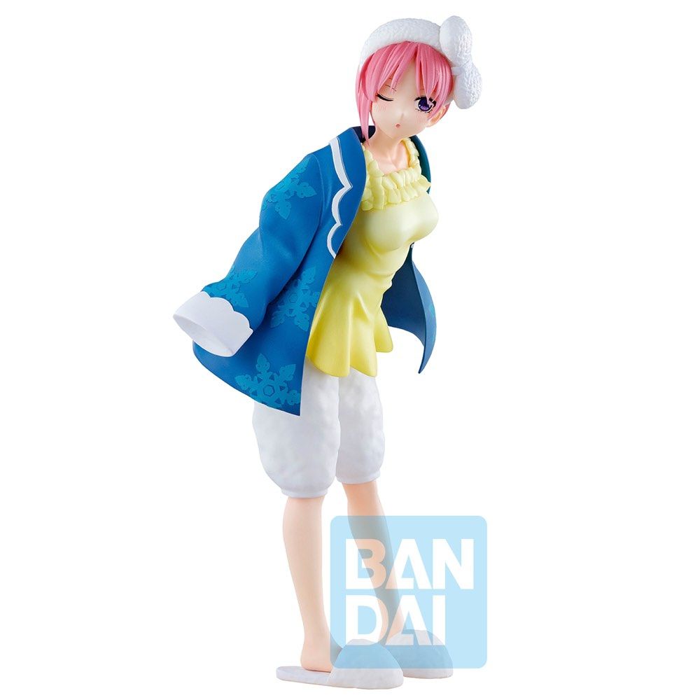 Bandai Ichibansho The Quintessential Quintuplets Ichika Nakano Loungewear Ver. Anime Figure - Collectible Display for Anime Fans, Home Decor, and Gift for Otaku Enthusiasts