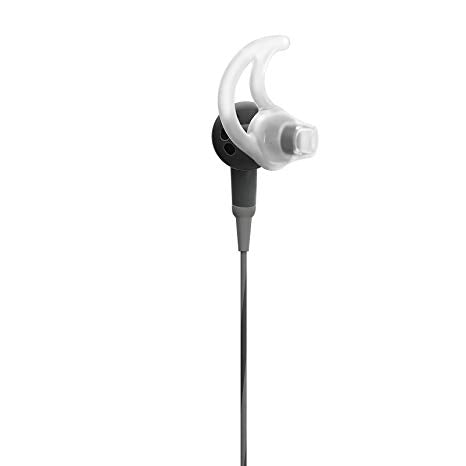 Bose SoundSport Wireless In-Ear Headphones with Built-in Mic for iPhone, Android - Charcoal Black - Perfect for Running, Gym & Outdoor Sports