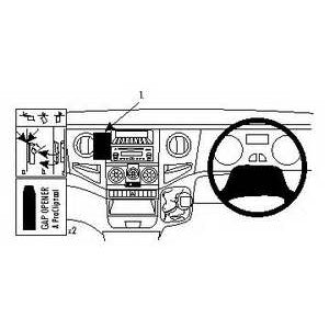ClicOn No Holes Angled Dash Mount for Iveco Daily (2006-2014) - Secure Phone Holder for Truck Drivers | Perfect for GPS Navigation & Hands-Free Calling