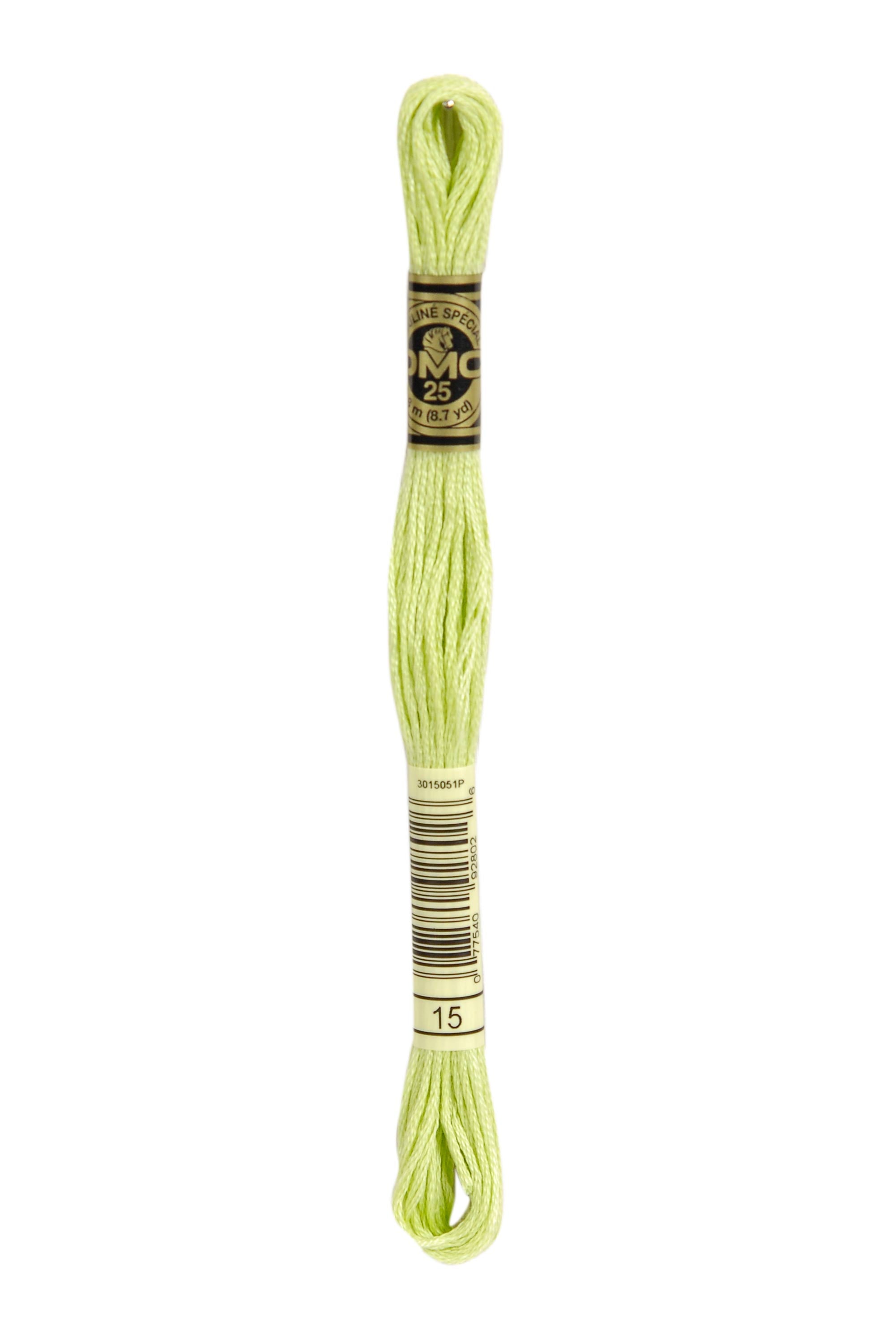 DMC 15 Cotton Embroidery Floss - 100% Mercerized Cotton Thread for Cross Stitch, Needlepoint & Hand Embroidery - Perfect for DIY Crafts, Scrapbooking & Home Decor Projects