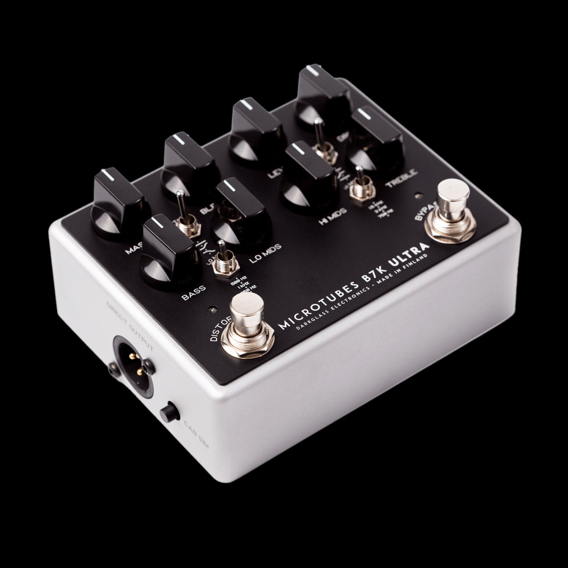 Darkglass Electronics Microtubes B7K Ultra V2 Bass Preamp Overdrive Pedal with Aux Input - Professional Bass Effects for Live Performance & Studio Recording